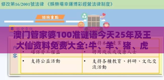 澳门管家婆100准谜语今天25年及王大仙资料免费大全:牛、羊、猪、虎-根源解答、解释与落实,远离虚假的假承诺牌